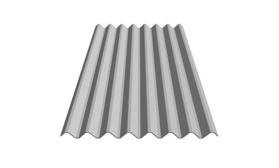 Metal Sales T11-A Roof Panel Rendering - Image courtesy of https://www.metalsales.us.com/