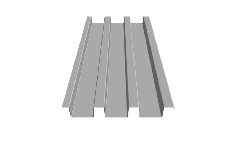 Metal Sales T13 Roof Panel Rendering - Image courtesy of https://www.metalsales.us.com/