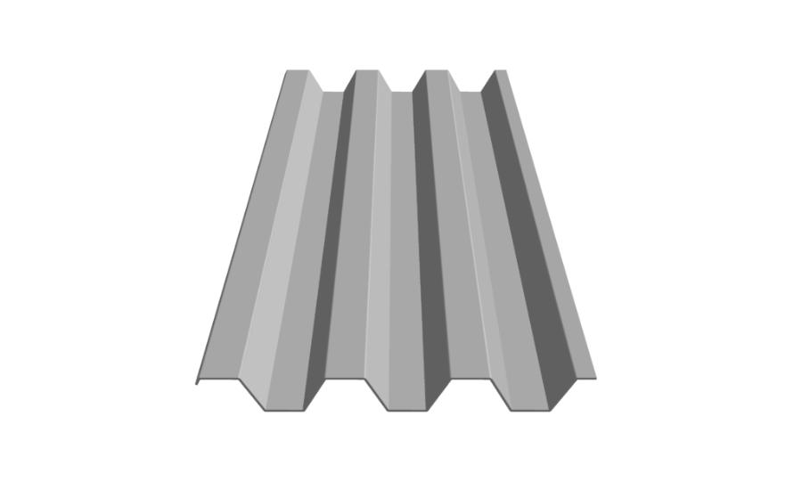 Metal Sales T14 Roof Panel Rendering - Image courtesy of https://www.metalsales.us.com/