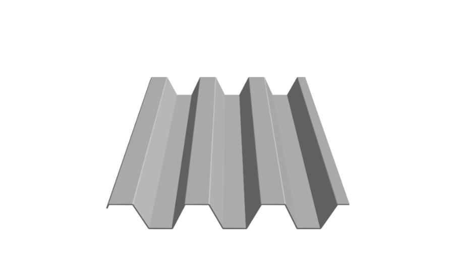 Metal Sales T15 Roof Panel Rendering - Image courtesy of https://www.metalsales.us.com/