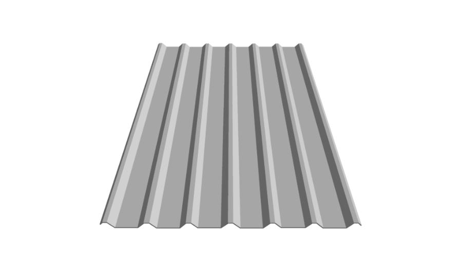 Metal Sales U-Panel Roof Panel Rendering - Image courtesy of https://www.metalsales.us.com/