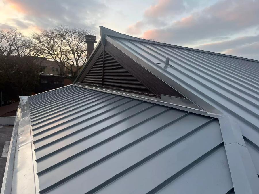 Northshore Sheet Metals Standing Seam Roof Installed - Image courtesy of https://northshoresheetmetals.com/