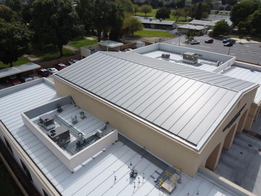 Metl-Span Standing Seam Roof Installed - Image courtesy of https://metlspan.com/