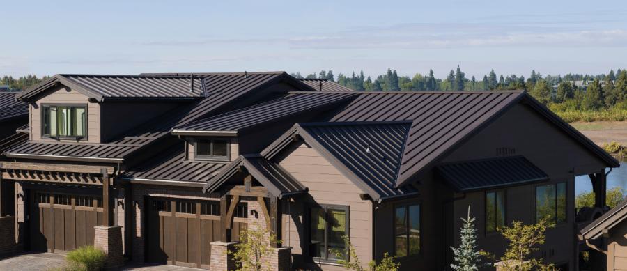 Metroll Standing Seam Roof Installed - Image courtesy of https://www.metroll.us/