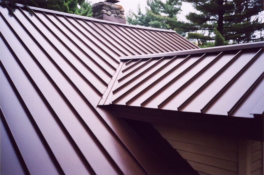 Mid Maine Metal Roofing Standing Seam Roof Installed - Image courtesy of https://midmainemetal.com/