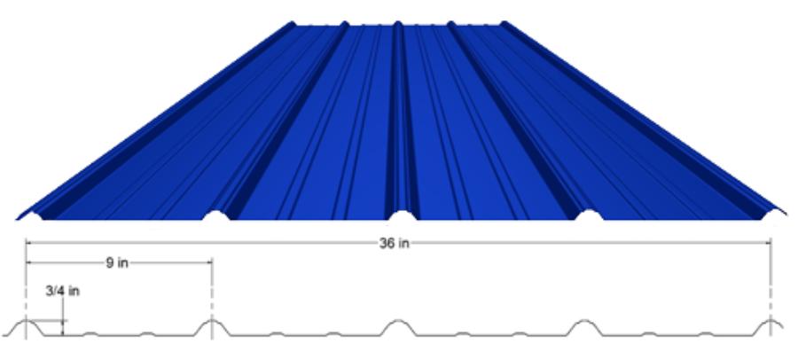 North Star Metals Five Star Panel Rendering - Image courtesy of https://www.northstarmetals.com/