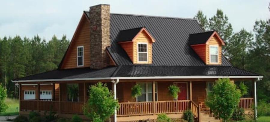 Overholt Standing Seam Roof Installed - Image courtesy of https://overholtmetal.com/