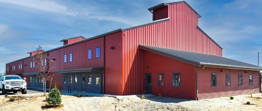 Pacific Building Systems PBR on Barn - Image courtesy of https://pbsbuildings.com/