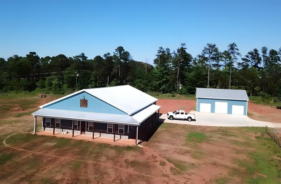 Pioneer Metals roof installed - Image courtesy of https://pioneermetalsga.com/