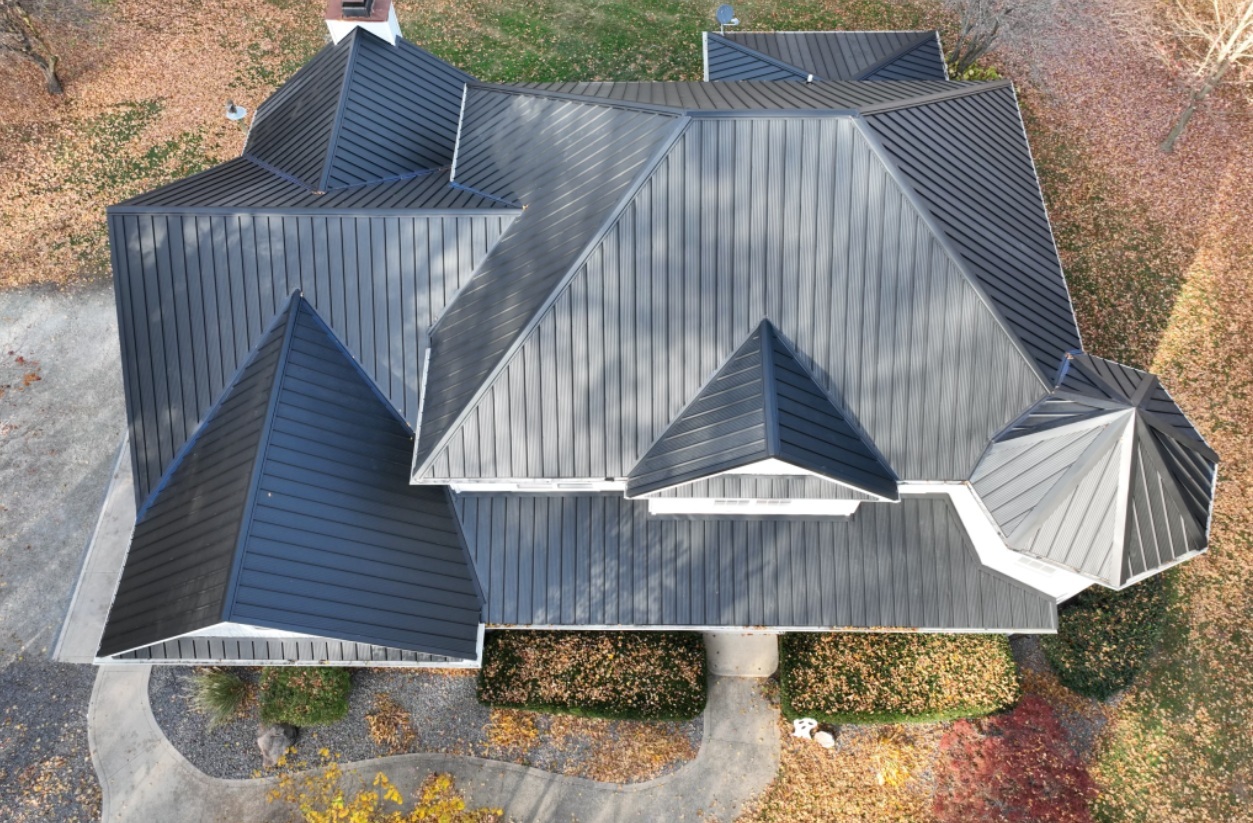 Ramco Exposed Fastener Roof Installed - Image courtesy of https://ramcosupply.com/