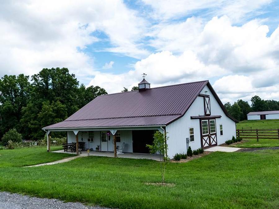 Rigidply Rafters Standing Seam Roof Installed - Image courtesy of https://www.rigidply.com/