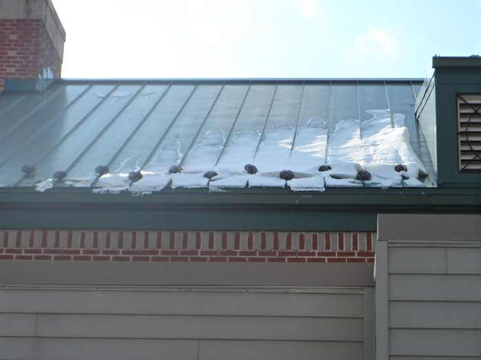 ice stoppers for metal roofs