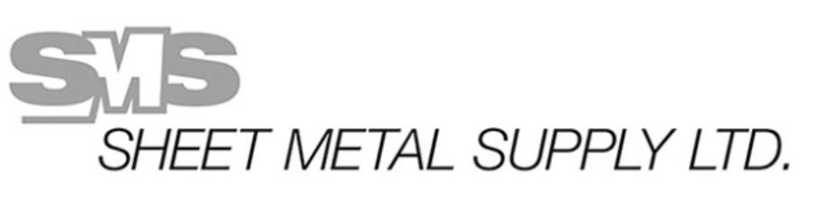 Sheet Metal Supply LTD (SMS) Logo - Image courtesy of https://sheetmetalsupplyltd.com/