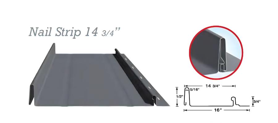 Steel Tile Co. Nail Strip Standing Seam Panel Rendering - Image courtesy of https://steeltile.com/