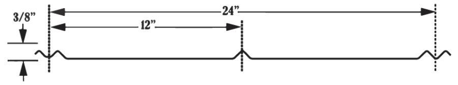 Tri County Metals 5V Panel Profile - Image courtesy of https://tricountymetals.com/