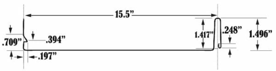 Tri County Metals SL-Lok Panel profile - Image courtesy of https://tricountymetals.com/
