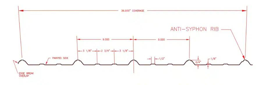 Wagler Steel Wagler Panel Profile - Image courtesy of https://waglersteel.com/ Wagler Steel Wagler Panel Profile - Image courtesy of https://waglersteel.com/
