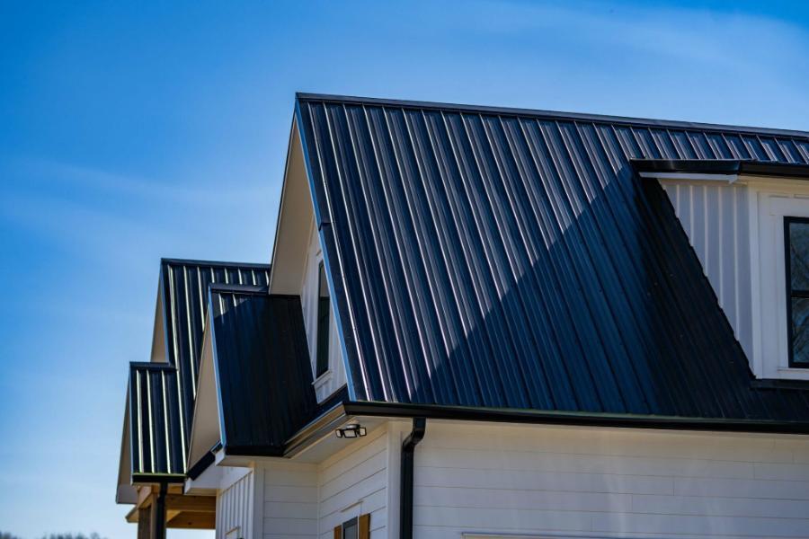 Watson Metals Exposed Fastener Roof Installed - Image courtesy of https://watsonmetals.com/