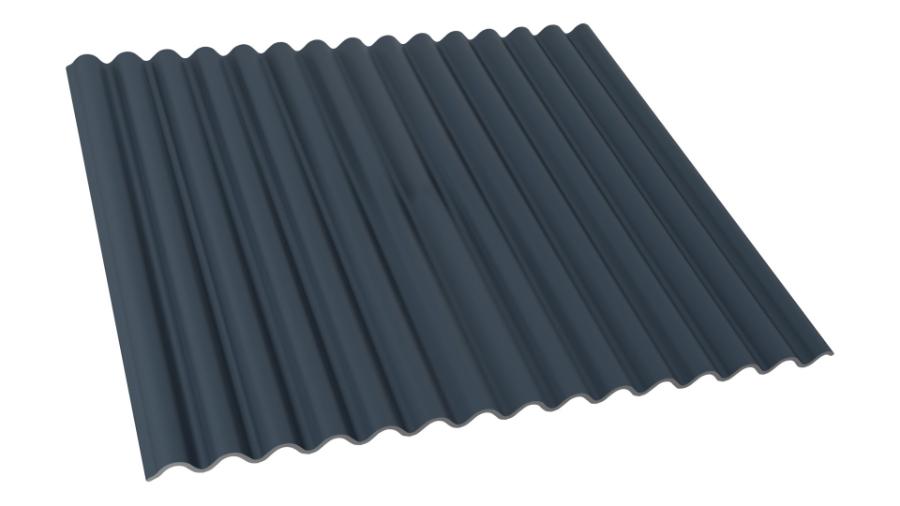 Western States Metal Roofing 7/8" Corrugated Panel Rendering - Image courtesy of https://www.westernstatesmetalroofing.com/