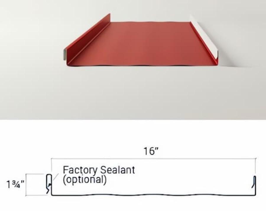 Whirlwind Weather Snap-16 Panel Rendering and Profile - Image courtesy of https://www.whirlwindsteel.com/